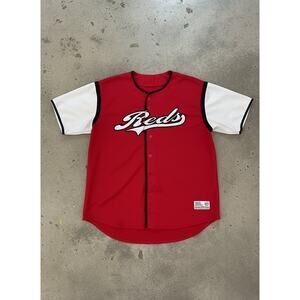 Vintage 1998 Cincinnati Reds MLB True Fan Series Jersey XL Red White